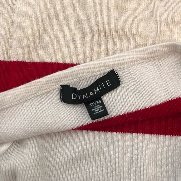 Dynamite Knit Tube Top - Red, White, and Blue - Size Extra Small - Picture 5 of 5